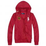 zipper polo ralph lauren veste hoodie hommes star 2013 beau polo big pony rouge